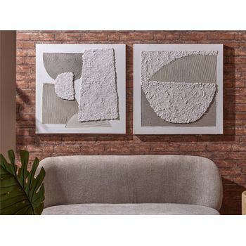 Cuadro Semicirculos S/2 60x3x60 Cms