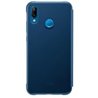 huawei flip cover azul para huawei p20 lite