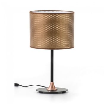 Lámpara de mesa seide cobre