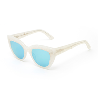gafas de sol hawkers white pearl - clear blue hyde x