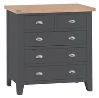 eden oak and grey 2 over 3 chest