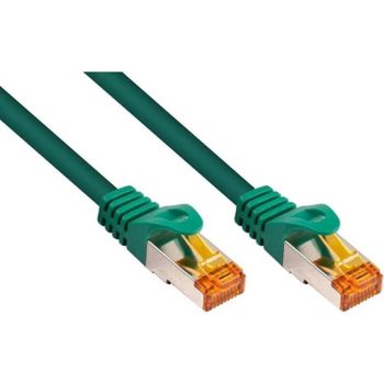 Cable de red Varia 3 m CAT7 S/FTP TPE verde RJ45 macho-macho