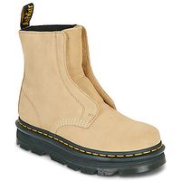 dr martens botines zebzag lace less laceless boot savannah tan eh suede para mujer