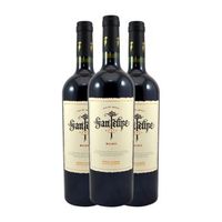vino tinto la rural san felipe mendoza roble 75 cl 136 vol pack de 3 unidades
