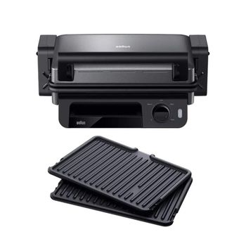 Braun MultiGrill 5 Grill de contacto CG 5010 Negro/Acero inoxidable CG5010I-CG5010IGY