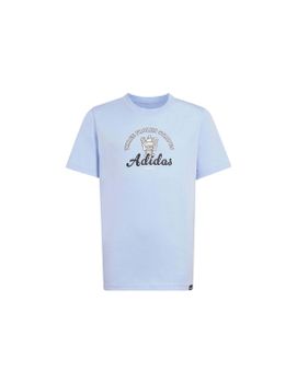 Camiseta adidas Food 2 Infantil Azul