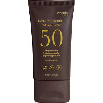 Woods Copenhagen - Facial Sunscreen SPF50 Protección solar 50 ml unisex