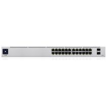 Ubiquiti UniFi 24-Port PoE Gestionado L2/L3 Gigabit Ethernet (10/100/1000) EnergÃa sobre Ethernet (PoE) 1U Plata