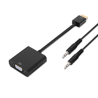 aisens-conversor hdmi a svgaaudio hdmi am-svgahjack 35h negro
