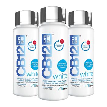 CB12 Whitening Mouthwash 250ml Triple Pack