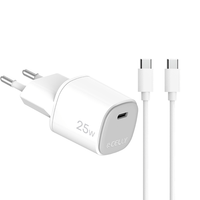 cargador gan 1c 25w  c a c cable