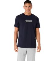 asics para hombre 2031f334 camiseta logo graphic marino xl casual algodon manga corta