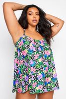 yours top de tankini estampado dalmata con flores