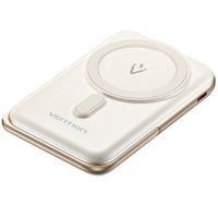 power bank vention fhnw0 10000mah 20w wireless magnetico blanca
