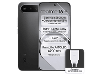realme 16 negro 256gb 8gb ram 657 fhd foled d6400 turbo 6550mah
