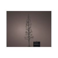 arbol microled solar luz parpadeante 192 leds blanco calido lumineo