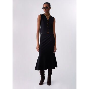 Liu Jo Falda Falda midi de punto para mujer