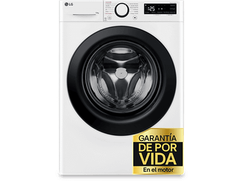 Lavadora carga frontal - LG F4WR5010A6W, 10 kg, 1400 rpm, 11 programas, AI Direct Drive™, Steam™, Blanco