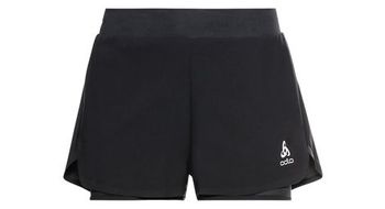Pantalon corto odlo zeroweight 3in 2 in 1 negro mujer