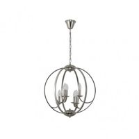 colgante de 6 luces modelo narciso niquel fabrilamp