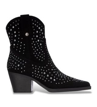 Xti para mujer. 14619202-NEGRO Botines 146192 negro (37), 5 a 8cm, Cremallera, Casual