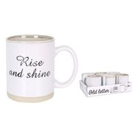 taza mug old letter ceramica 380 cc