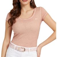 guess tops y camisetas script para mujer