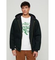 superdry para hombre m5011881a cazadora bomber con capucha surplus verde xl casual algodon manga larga