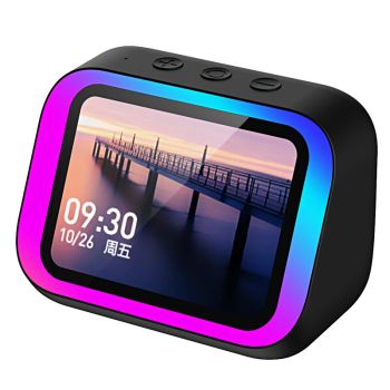 TF26pro Altavoz Inteligente AI inalámbrico, altavoces Bluetooth, luces RGB, pantalla de 4,0 pulgadas, pantalla LED, alta