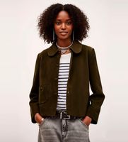 bash para mujer 1h24mila chaqueta milas caqui 34 casual verde piel