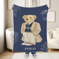 mantas de sofa para invierno osos z-polo manta suave y esponjosa para siesta tamano king ropa de cama de microfibra cama calida hasta la rodilla forro polar para acampar y hogar