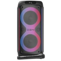 zen rings altavoz portable bluetooth led rgb 600w pmpo  microfono karaoke