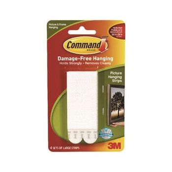 3M Command Large Hanging Strips PK4