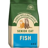 james wellbeloved senior 7 cat - fish - economy pack 2 x 4kg