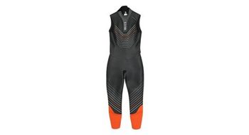 Traje de neopreno sin mangas huub men s arayas negro y naranja