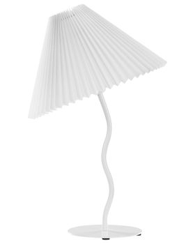 Lámpara de mesa  metal blanco