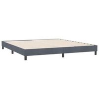 cama matrimonial  cama para adultos  estructura de cama sin colchon terciopelo gris oscuro 180x220cm