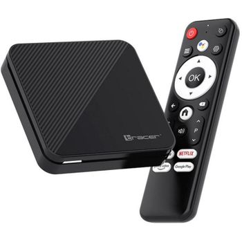 Caja TV Box Tracer Android 14.0 4K HDR 2GB 16GB Wi-Fi Bluetooth 5.0