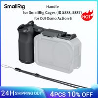 empunadura smallrig para jaulas smallrig id 5888 5887 para dji osmo action 6 con adaptador de zapata fria y boton de obturacion plegable -6259