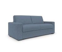 nixon sofa convertible con colchon h20 en tela impermeable 220 cm mat 160x197 azul