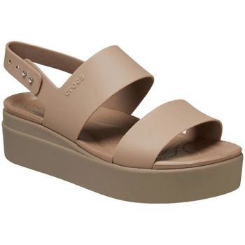 Crocs Sandalias Sandales Brooklyn Low Wedge semelle en résine LiteRide™ para mujer