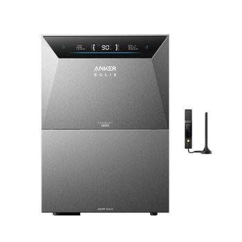 Kit Anker Solix Solarbank 4 E5000 Pro Con Batería De Expansión Bp5000, Almacenamiento Doméstico 10kwh