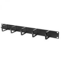 digitus panel de administracion de cables con 5 anillas 40x60mm 19 negro