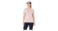 camiseta de manga corta asics road seamless rosa para mujer