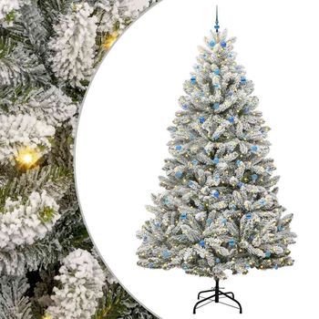 Árbol De Navidad Artificial Verde Y 300 Cm Pvc Y Metal Vidaxl