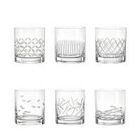 vasos de whisky 280 ml minsk - lote de 6