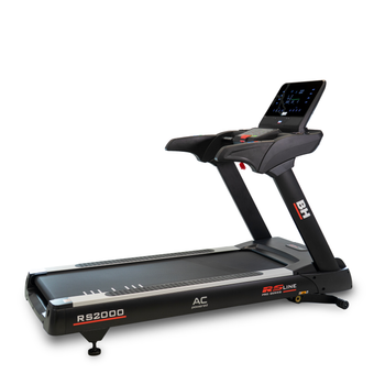 Cinta De Correr Profesional, 210 X 94 X 160 Cm, Acero, Motor Ac 4.0 Cv, 25 Km/h, Bh Fitness, 180 Kg Máx., Negro