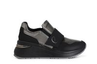 slip-ons de nailon para mujer blackmetal gun