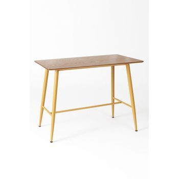 Mesa Yaguer 120 X 60 Cm De Madera Lacada 103*105*105 Cm - Madera Natural