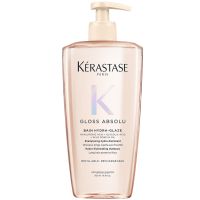 kerastase gloss absolu refillable shampoo with glycolic acid hyaluronic acid and wild rose in oil 500ml